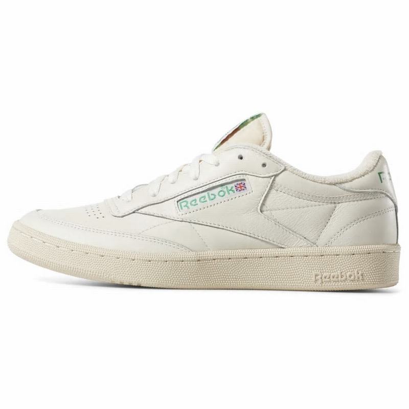 Tenisi Reebok Club C 1985 Tv Dama Albi Romania UT4402EY